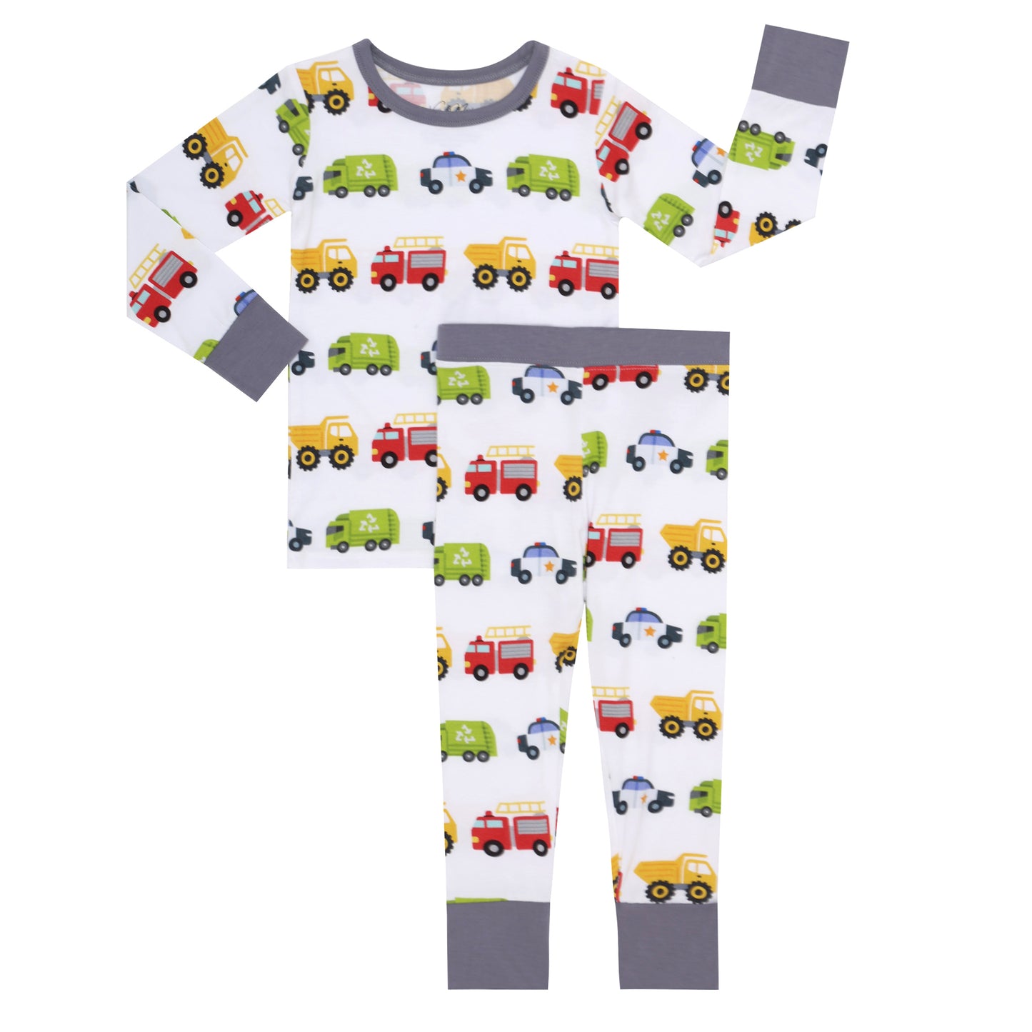 2 Piece PJ Set - Trucks